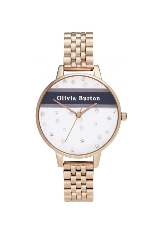 Damenuhr Olivia Burton OB16VS06 (Ø 34 mm) Sind Sie auf der Suche nach zeitlosem Stil und Prestige? Krönen Sie Ihre Eleganz mit den bekanntesten Uhrenmarken!
Weltbekannte Uhrenmarken, die als Symbole für Qualität und Eleganz gelten, sprechen mit klassischen und modernen Designs jeden Stil an. Ob Sie sie im Alltag oder bei besonderen Anlässen tragen, entdecken Sie Uhren, die in jedem Moment einen Unterschied machen. Wenn Sie ein Uhrenliebhaber sind, sollten Sie sich diese Gelegenheit nicht entgehen lassen! Die außergewöhnlichsten Modelle berühmter Marken, die die Zeit prägen, warten auf Sie. Schauen Sie sich jetzt unsere Kollektion an und wählen Sie das Modell, das zu Ihrem Stil passt!