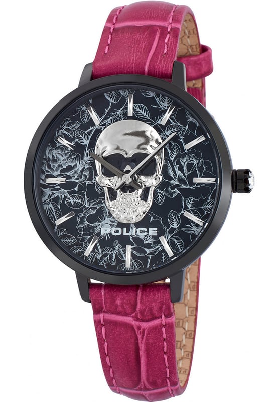 Police PL16032MSB-02 - Damenuhr Quarz aus Edelstahl• Material: Edelstahl• Glas: Mineral• Armband: Leder• Farbe: Rosegold• Wasserbeständigkeit: 0 m (0 ATM)• Gehäusegröße: 36 mm