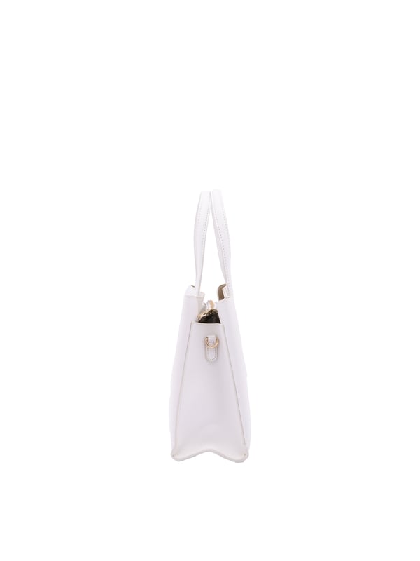 Bolso de mujer. El cierre es con cremallera. Los bolsillos internos son uno con cremallera. Los bolsillos externos están ausentes. La correa para el hombro es ajustable y extraíble. El mango es de ecopiel. Hay tres compartimentos internos. El material exterior es ecopiel. Internamente está forrado en poliéster. Medidas: 23x32x11 cm. Producto de moda