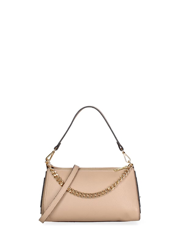 Damen Handtasche Made in Italy - Modell Seraphina Elite - 100% Leder - 26.0 x 14.0 x 12.0 cm