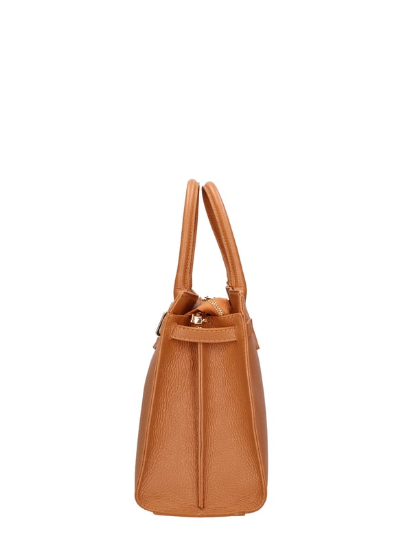 Bolso de mano mujer Hecho en Italia - Modelo Zelia Ultra - 100% cuero - 37.5 x 24.0 x 14.0 cm