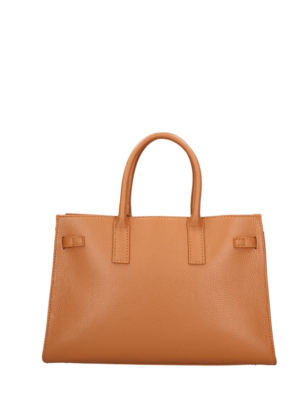 Bolso de mano mujer Hecho en Italia - Modelo Zelia Ultra - 100% cuero - 37.5 x 24.0 x 14.0 cm