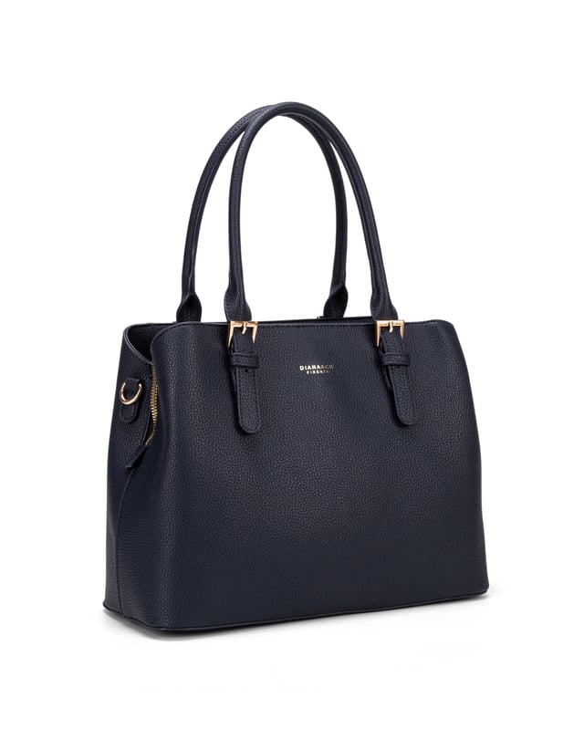 Damenhandtasche mit Reißverschluss. eine Innentasche mit Reißverschluss und zwei offene Innentaschen. fehlende Außentaschen. verstellbarer und abnehmbarer Schultergurt. im PU-Griff. ein Innenfach. Außenmaterial. Innen ungefüttert. Maße: 30,5x23,5x13,5 cm. Modeprodukt