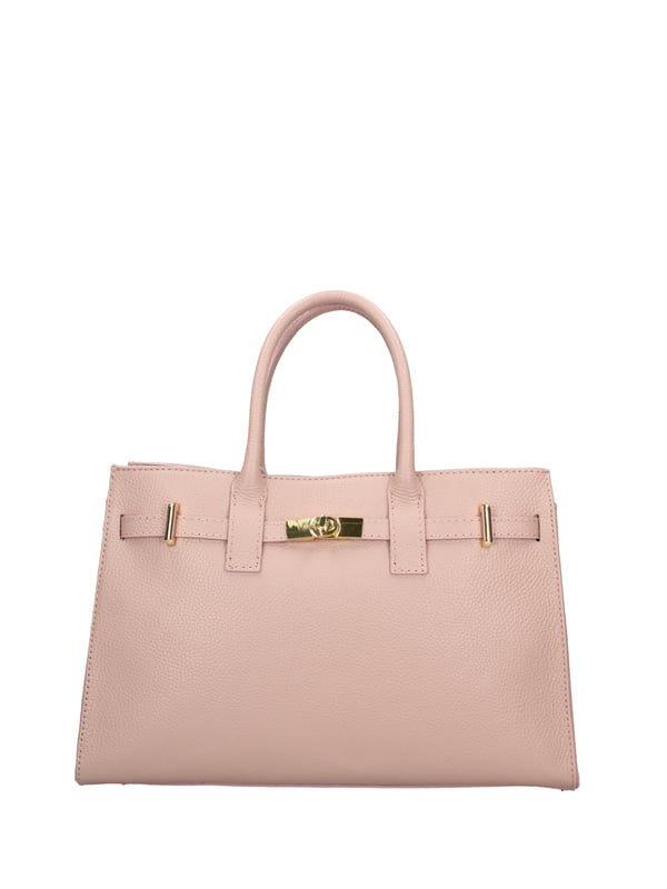 Bolso de mano mujer Hecho en Italia - Modelo Zelia Ultra - 100% cuero - 37.5 x 24.0 x 14.0 cm