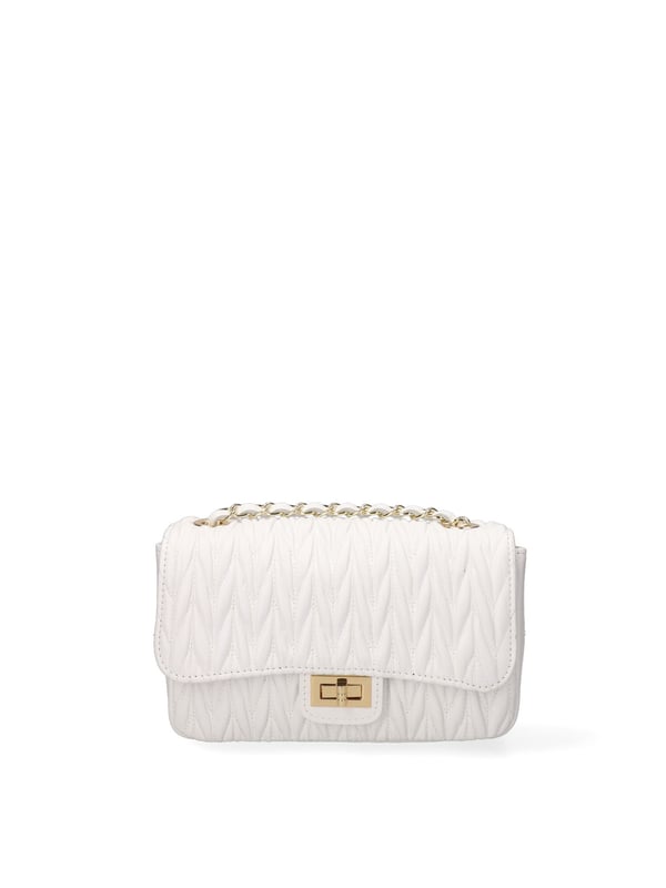 Bolso bandolera de mujer Hecho en Italia - Modelo Cielia Lux - Cuero genuino - 23.0 x 14.0 x 7.0 cm