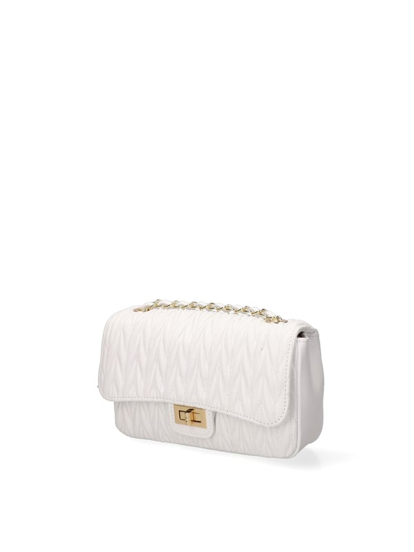 Bolso bandolera de mujer Hecho en Italia - Modelo Cielia Lux - Cuero genuino - 23.0 x 14.0 x 7.0 cm
