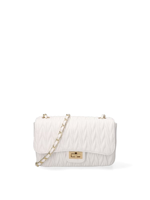 Bolso bandolera de mujer Hecho en Italia - Modelo Cielia Lux - Cuero genuino - 23.0 x 14.0 x 7.0 cm