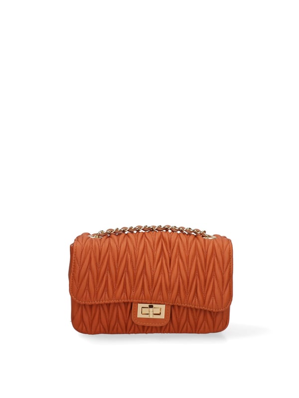 Bolso bandolera de mujer Hecho en Italia - Modelo Cielia Lux - Cuero genuino - 23.0 x 14.0 x 7.0 cm