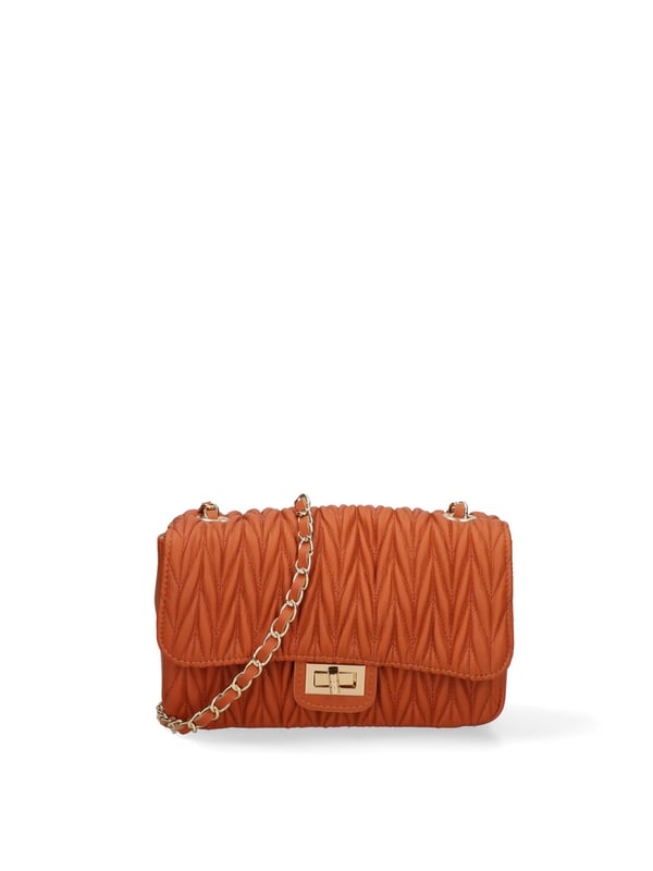 Bolso bandolera de mujer Hecho en Italia - Modelo Cielia Lux - Cuero genuino - 23.0 x 14.0 x 7.0 cm