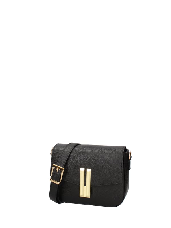 Damen Umhängetasche Made in Italy - Modell Lumira Prime - 100% Leder - 21.0 x 13.0 x 6.0 cm