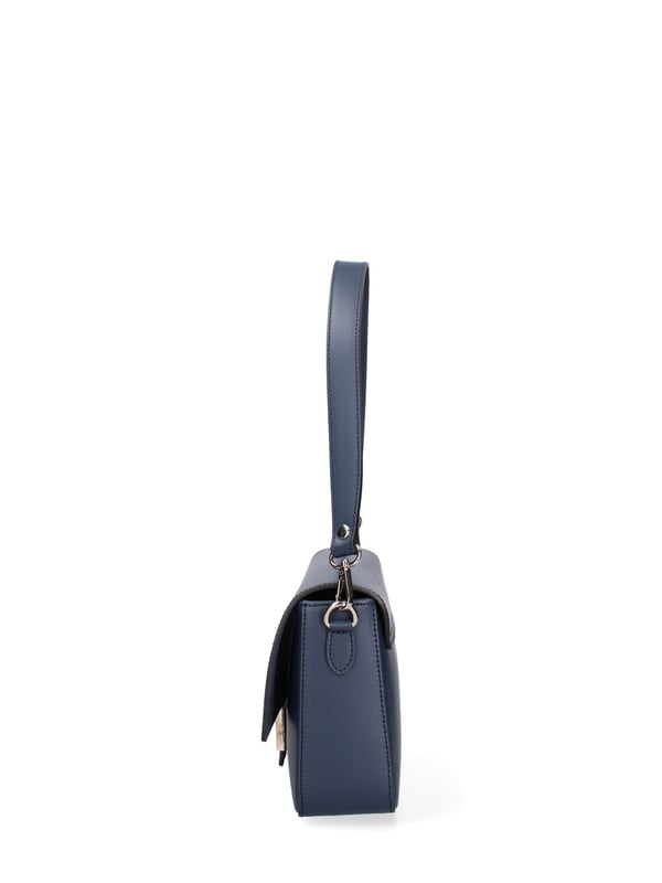 **Damen Umhängetasche Made in Italy - Modell Morea Nova - 100% Leder** - 25.0 x 17.0 x 7.0 cm