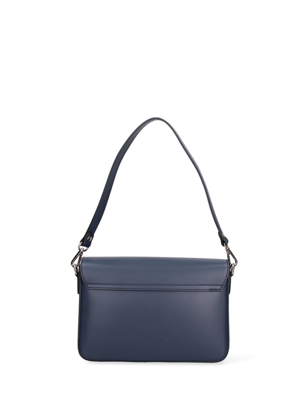 **Damen Umhängetasche Made in Italy - Modell Morea Nova - 100% Leder** - 25.0 x 17.0 x 7.0 cm