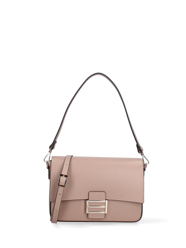 Bolso bandolera de mujer Hecho en Italia - Modelo Morea Nova - 100% piel - 25.0 x 17.0 x 7.0 cm