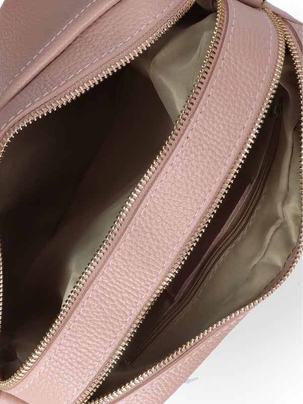 Dames schoudertas Made in Italy - Lumena Chic model - 100% leer - 24.0 x 16.0 x 10.0 cm