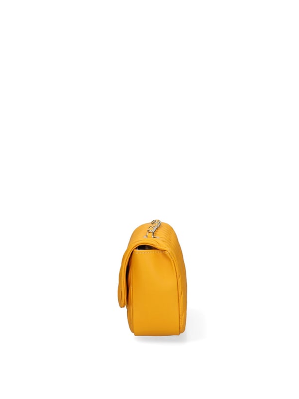 **Damen Umhängetasche Made in Italy - Modell Cielia Lux - Echtes Leder** - 23.0 x 14.0 x 7.0 cm