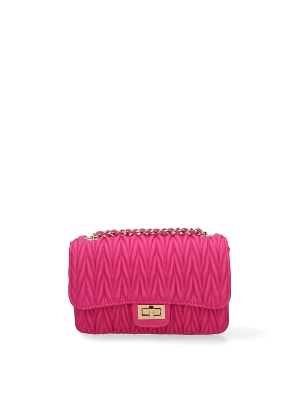 Bolso bandolera de mujer Hecho en Italia - Modelo Cielia Lux - Cuero genuino - 23.0 x 14.0 x 7.0 cm
