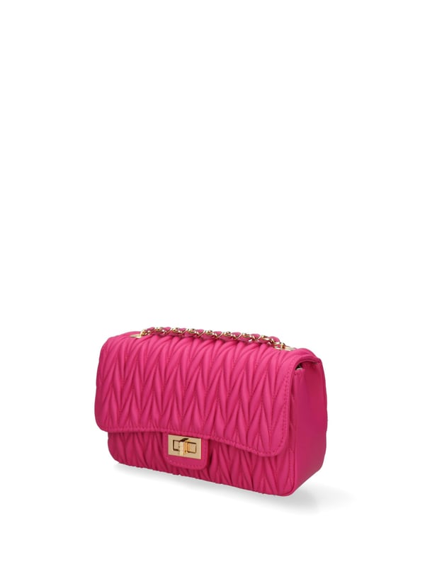 Bolso bandolera de mujer Hecho en Italia - Modelo Cielia Lux - Cuero genuino - 23.0 x 14.0 x 7.0 cm