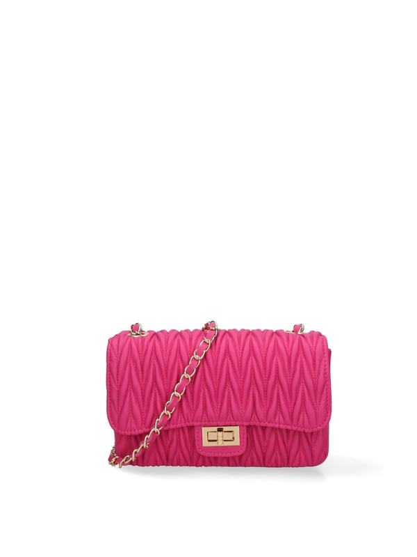 Bolso bandolera de mujer Hecho en Italia - Modelo Cielia Lux - Cuero genuino - 23.0 x 14.0 x 7.0 cm