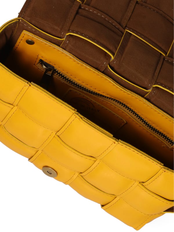 Bolso bandolera de mujer Hecho en Italia - Modelo Artena - 100% piel - 26.0 x 17.0 x 6.0 cm