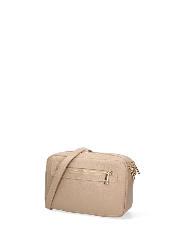 Damen Umhängetasche Made in Italy - Modell Lumena Chic - 100% Leder - 24.0 x 16.0 x 10.0 cm