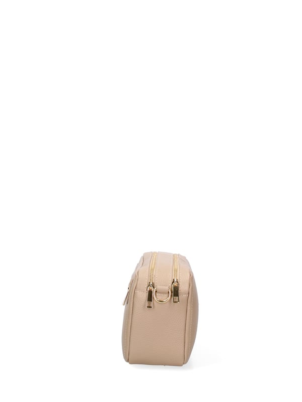 Damen Umhängetasche Made in Italy - Modell Lumena Chic - 100% Leder - 24.0 x 16.0 x 10.0 cm