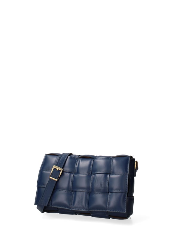 Damen Umhängetasche Made in Italy - Modell Artena - 100% Leder - 26.0 x 17.0 x 6.0 cm