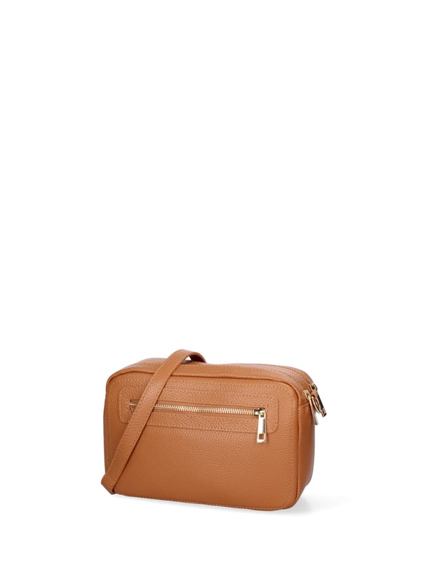 Damen Umhängetasche Made in Italy - Modell Lumena Chic - 100% Leder - 24.0 x 16.0 x 10.0 cm