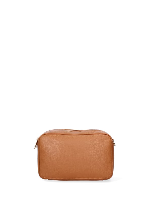 Damen Umhängetasche Made in Italy - Modell Lumena Chic - 100% Leder - 24.0 x 16.0 x 10.0 cm