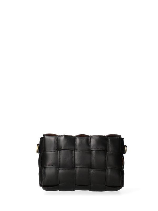 Damen Umhängetasche Made in Italy - Modell Artena - 100% Leder - 26.0 x 17.0 x 6.0 cm