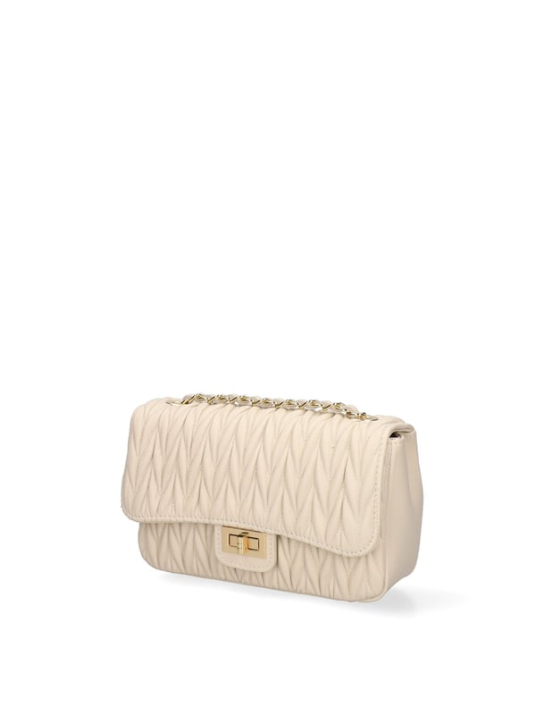 **Damen Umhängetasche Made in Italy - Modell Cielia Lux - Echtes Leder** - 23.0 x 14.0 x 7.0 cm