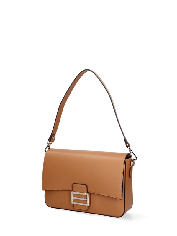 Bolso bandolera de mujer Hecho en Italia - Modelo Morea Nova - 100% piel - 25.0 x 17.0 x 7.0 cm