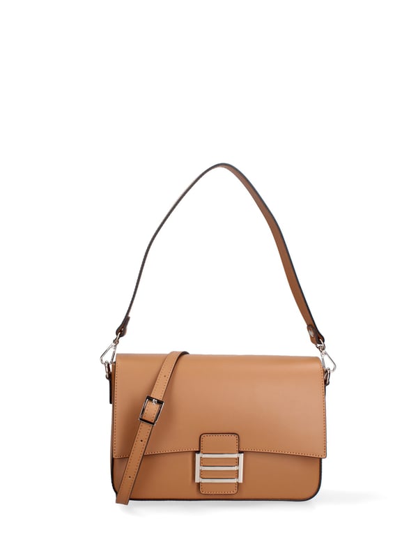 Bolso bandolera de mujer Hecho en Italia - Modelo Morea Nova - 100% piel - 25.0 x 17.0 x 7.0 cm