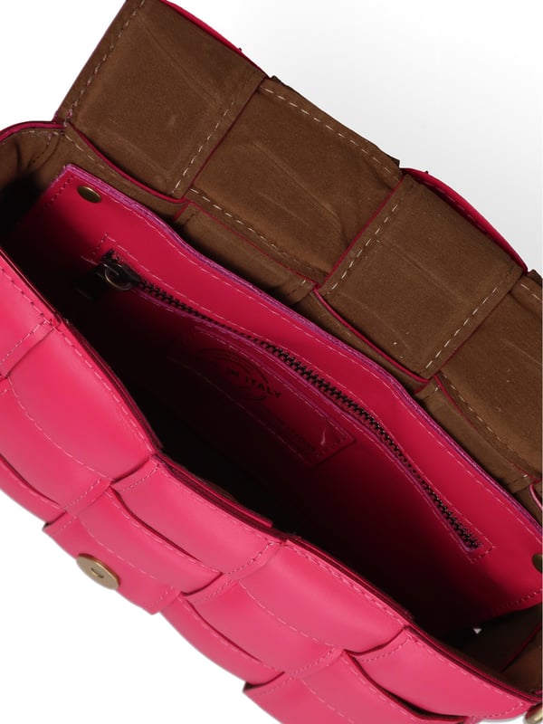 Bolso bandolera de mujer Hecho en Italia - Modelo Artena - 100% piel - 26.0 x 17.0 x 6.0 cm