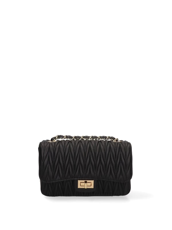 Bolso bandolera de mujer Hecho en Italia - Modelo Cielia Lux - Cuero genuino - 23.0 x 14.0 x 7.0 cm