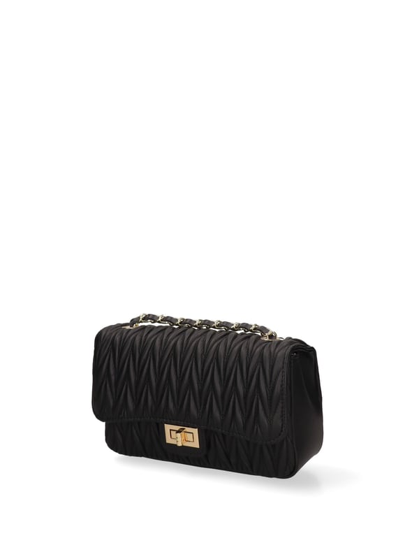 Bolso bandolera de mujer Hecho en Italia - Modelo Cielia Lux - Cuero genuino - 23.0 x 14.0 x 7.0 cm