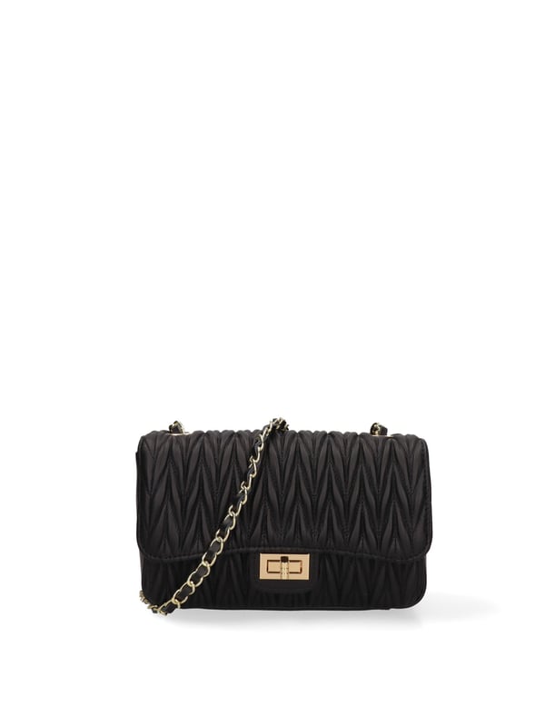 Bolso bandolera de mujer Hecho en Italia - Modelo Cielia Lux - Cuero genuino - 23.0 x 14.0 x 7.0 cm