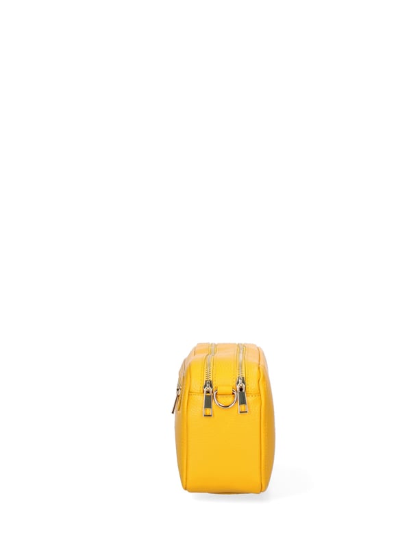 Damen Umhängetasche Made in Italy - Modell Lumena Chic - 100% Leder - 24.0 x 16.0 x 10.0 cm