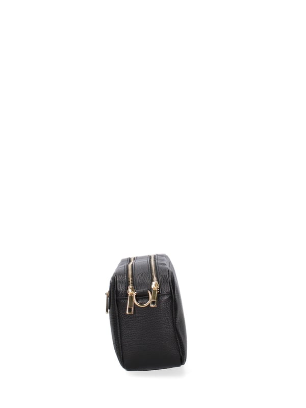 Damen Umhängetasche Made in Italy - Modell Lumena Chic - 100% Leder - 24.0 x 16.0 x 10.0 cm
