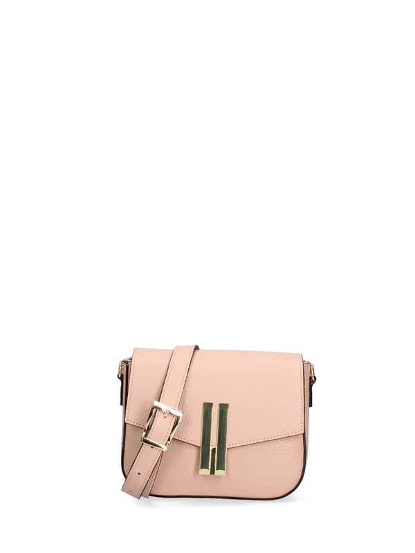 Bolso bandolera de mujer Hecho en Italia - Modelo Lumira Prime - 100% cuero - 21.0 x 13.0 x 6.0 cm