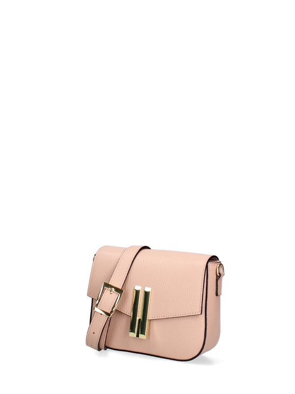 Bolso bandolera de mujer Hecho en Italia - Modelo Lumira Prime - 100% cuero - 21.0 x 13.0 x 6.0 cm