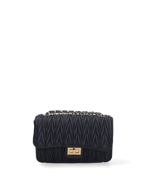 Bolso bandolera de mujer Hecho en Italia - Modelo Cielia Lux - Cuero genuino - 23.0 x 14.0 x 7.0 cm