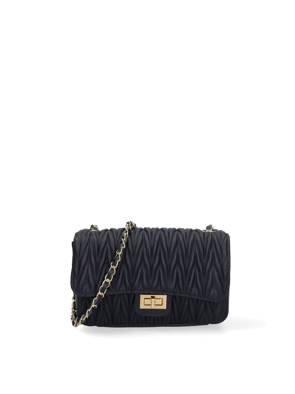 Bolso bandolera de mujer Hecho en Italia - Modelo Cielia Lux - Cuero genuino - 23.0 x 14.0 x 7.0 cm