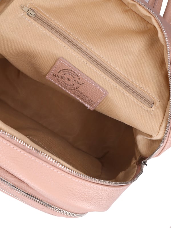 Mochila de mujer Hecho en Italia - Modelo Valoria Pro - 100% cuero - 26.0 x 31.0 x 11.0 cm