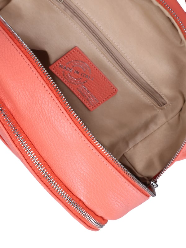 Damesrugzak Made in Italy - Iride Ultra Model - 100% leer - 27.0 x 32.0 x 12.0 cm