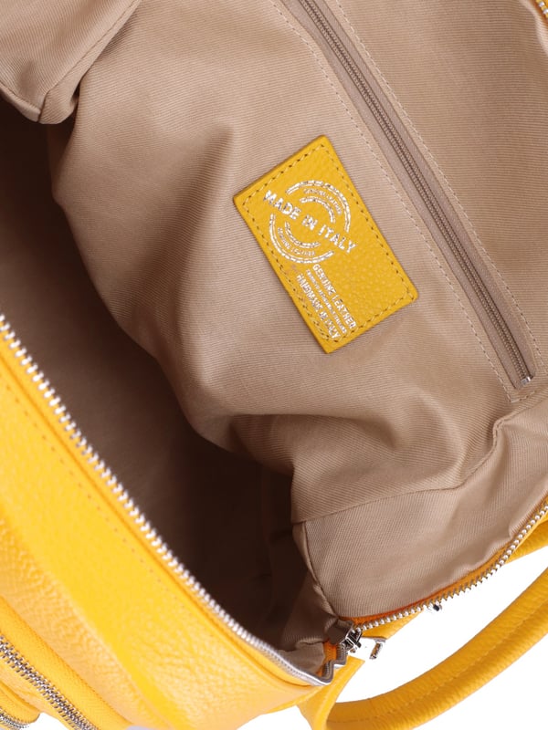 Damesrugzak Made in Italy - Valoria Pro Model - 100% leer - 26.0 x 31.0 x 11.0 cm