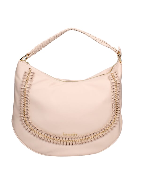 Braccialini Bolso de hombro Mujer Bolso bandolera para mujer. El cierre es con cremallera. Los bolsillos internos son uno con cremallera y otro abierto. Los bolsillos externos están ausentes. Falta la correa para el hombro. El mango es de ecopiel. Hay un compartimento interno. El material exterior es 100% Piel Auténtica. Internamente es 100% Poliéster. Medidas: 37x32x9,5 cm. Producto de moda