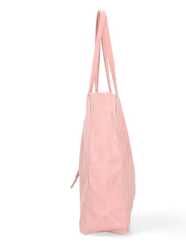 Damen Handtasche Made in Italy - Modell Lumena Prime - 100% Wildleder - 28.0 x 35.5 x 12.5 cm