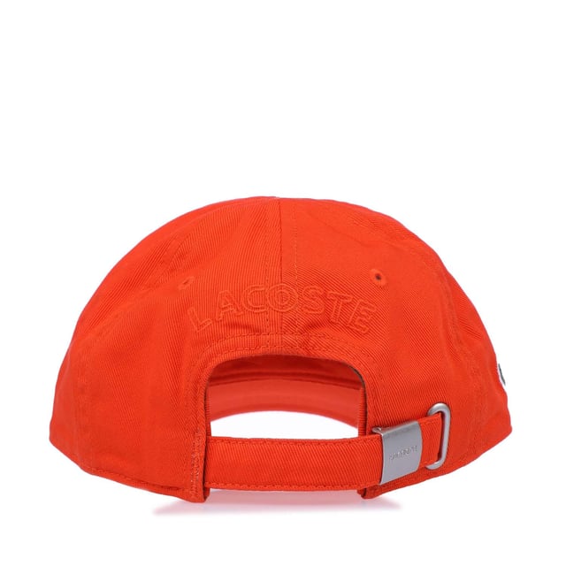 Lacoste Juniors Cotton Gabardine Cap.- Solid gabardine cap.- Tone-on-tone topstitching.- Embroidered green crocodile branding. Material: 100% Cotton. Ref: RK3106SJI.