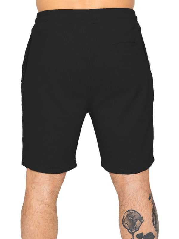 Enzo | 2 Pack Mens Textured Summer Shorts - BLACK Experience ultimate comfort and style with our textured shorts. The elasticated waistband allows for a perfect fit with an adjustable drawstring. Convenient side pockets add functionality. Made with premium fabric for a luxurious feel. Pack of 2. (13)