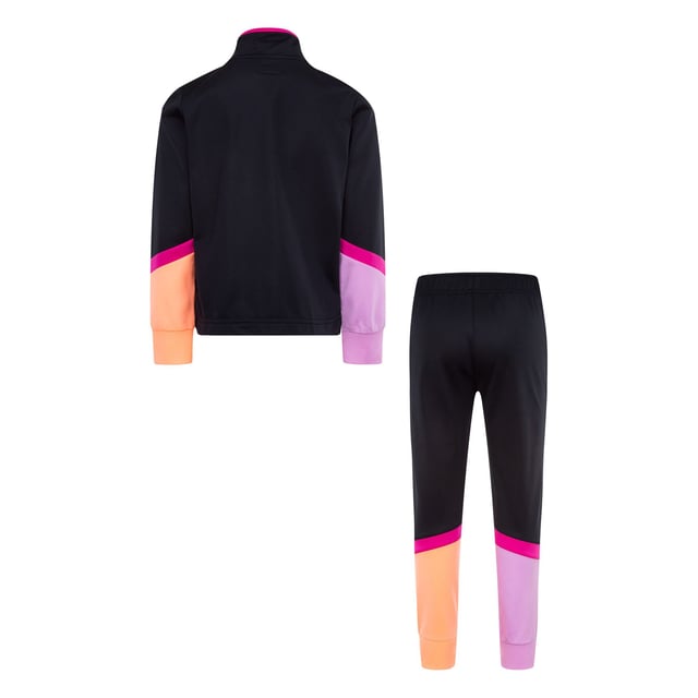 Stand-up collar.Full zip fastening.Ribbed cuffs.Elasticated waistband.Colorblocked design.